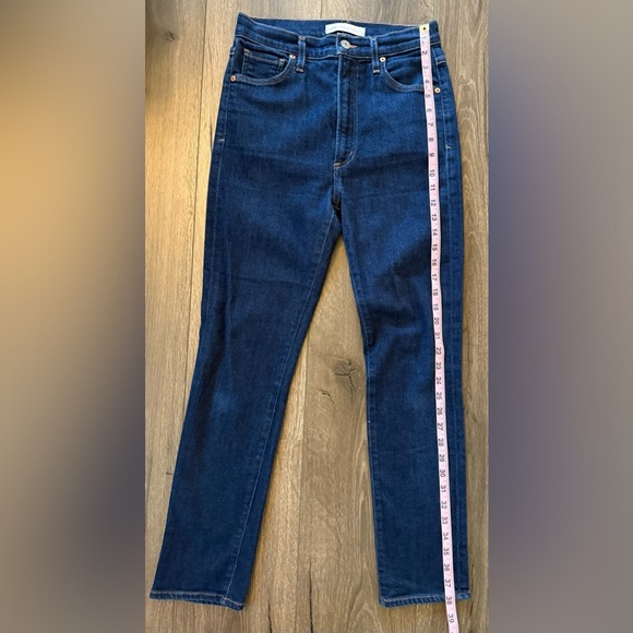 Citizens of Humanity Wilfred Nola Super High Rise Slim Dark wash Jeans Size 27 - Picture 11 of 11